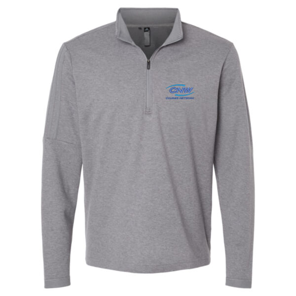   - Men's 3-Stripe Quarter-Zip Sweater Pullover Thumbnail