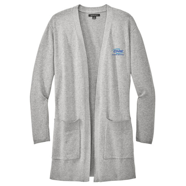  - Women's Open Front Cardigan Sweater Thumbnail