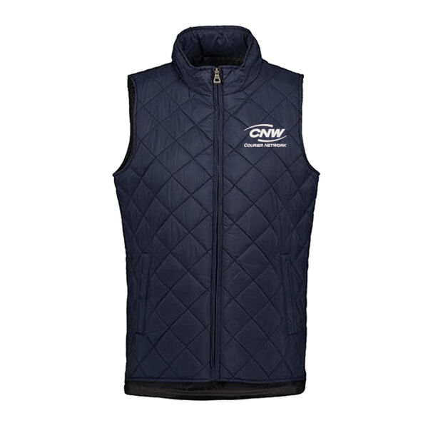   - Women's Vintage Diamond Quilted Vest Thumbnail