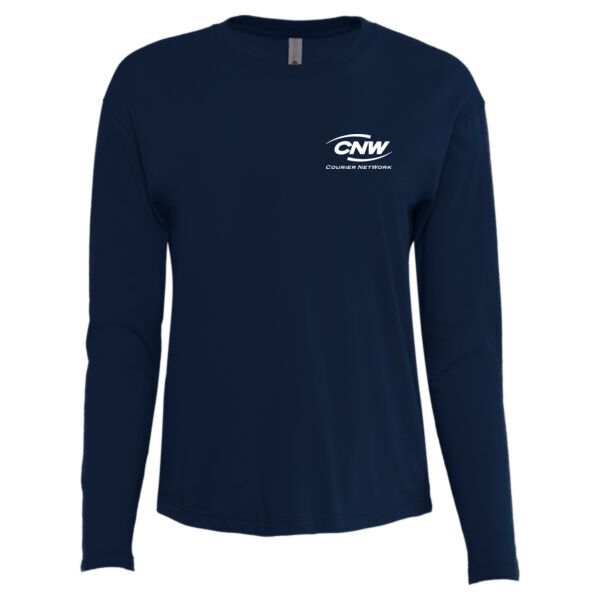   - Women's Cotton Relaxed Long Sleeve T-Shirt Thumbnail